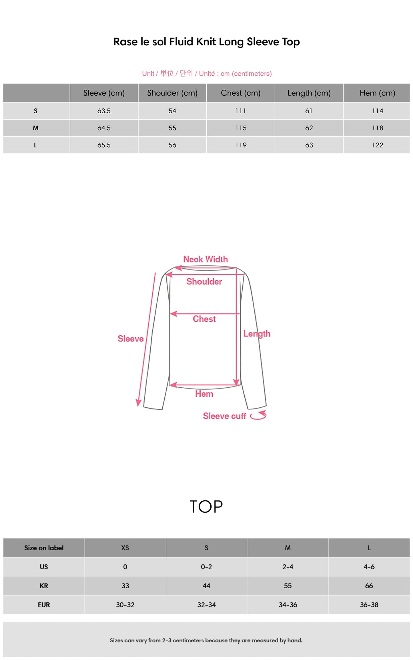Fluid Knit Long Sleeve Top