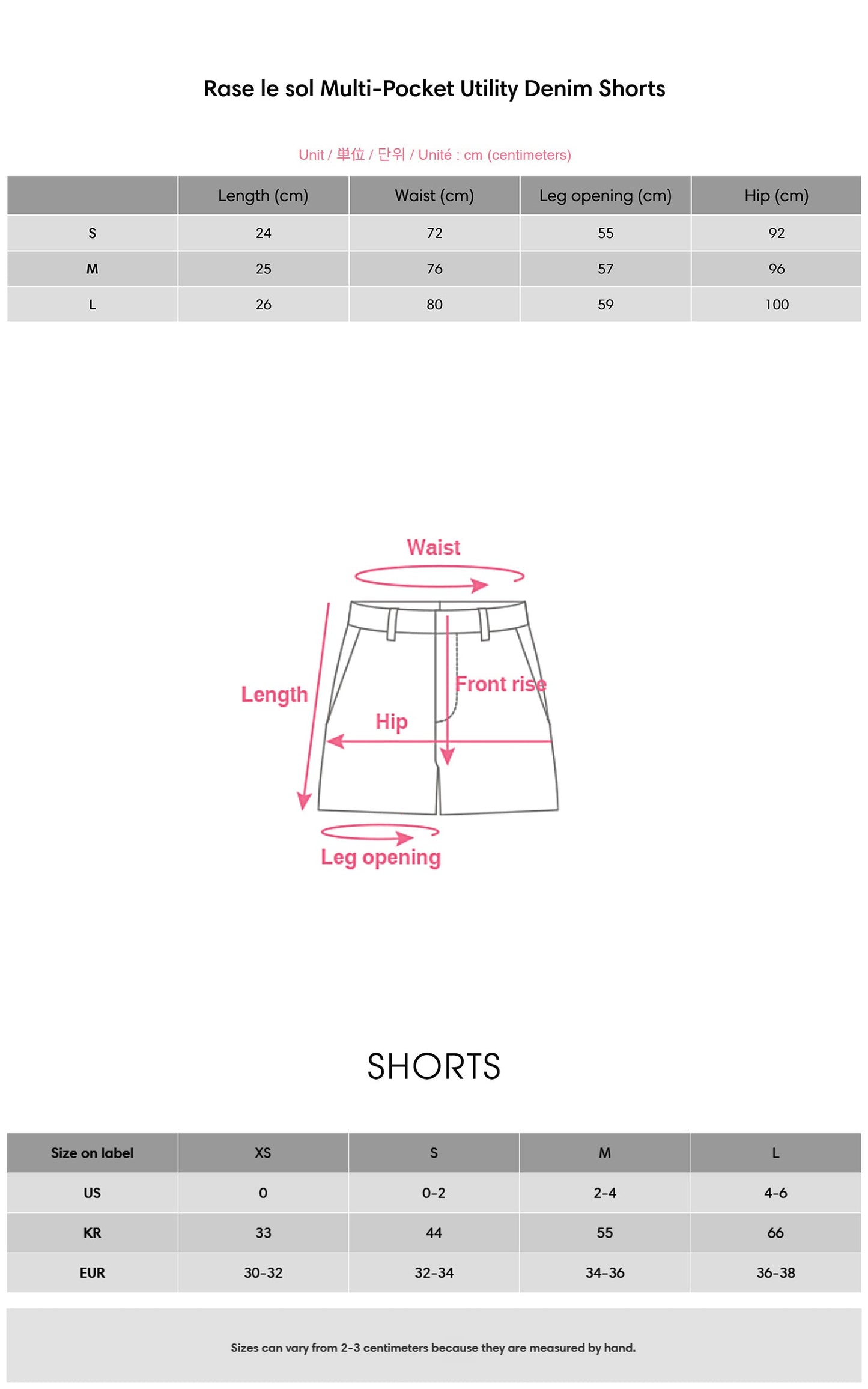 Multi-Pocket Utility Denim Shorts