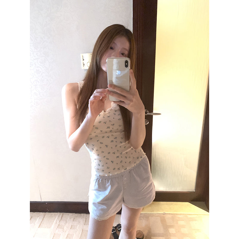 White Lace Camisole Top