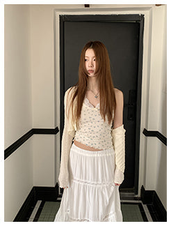 White Lace Camisole Top