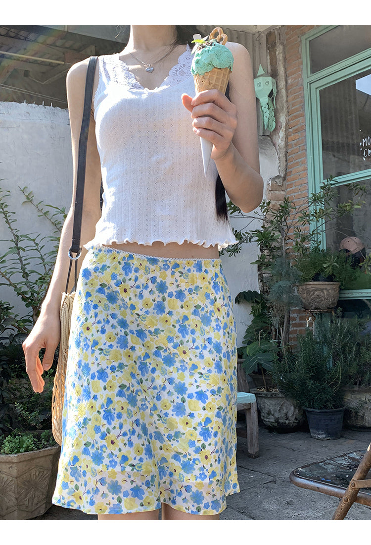 White Lace Camisole Top