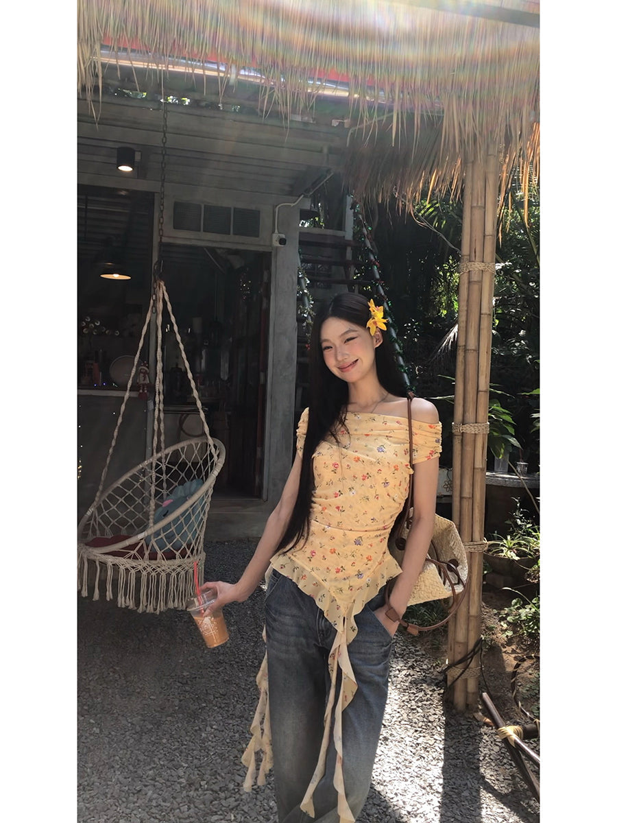 Floral Off Shoulder Top