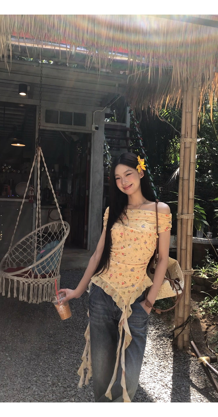 Floral Off Shoulder Top