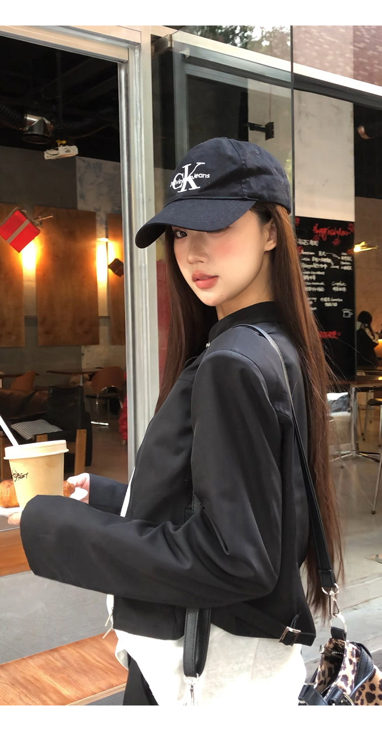 Black Cropped Jacket