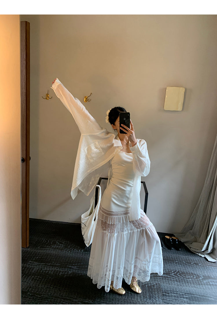 See Through Skirt Dress