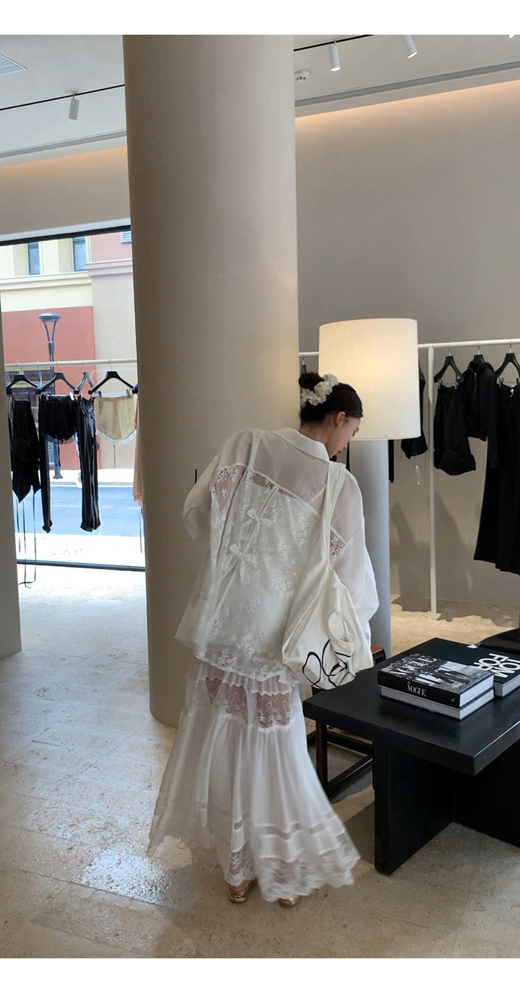 See Through Skirt Dress