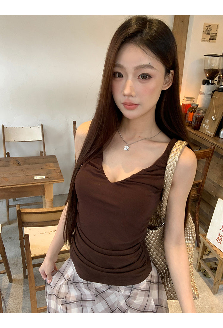 Brown Camisole Top