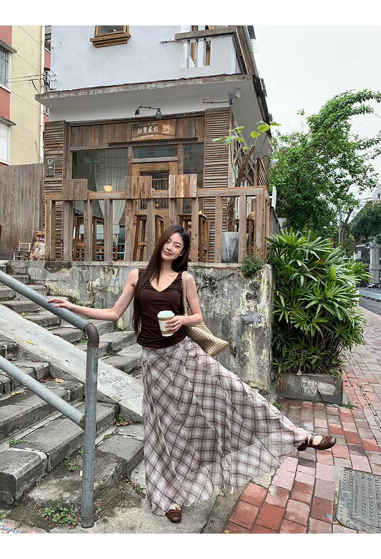 Brown Camisole Top