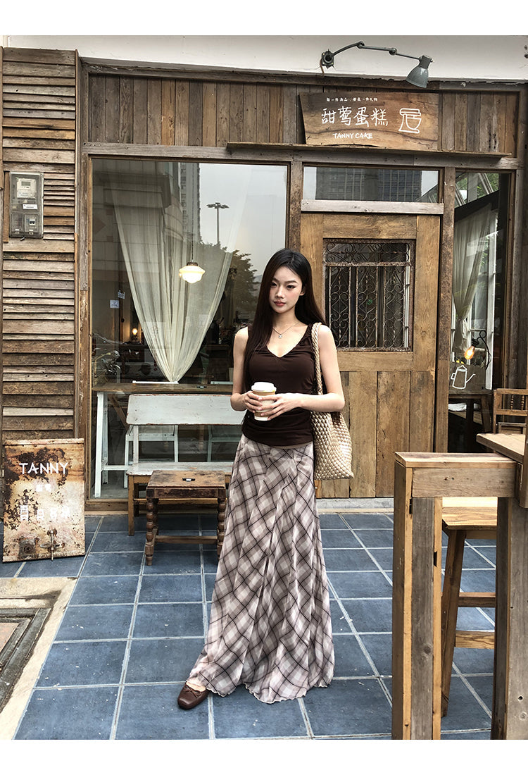 Brown Camisole Top