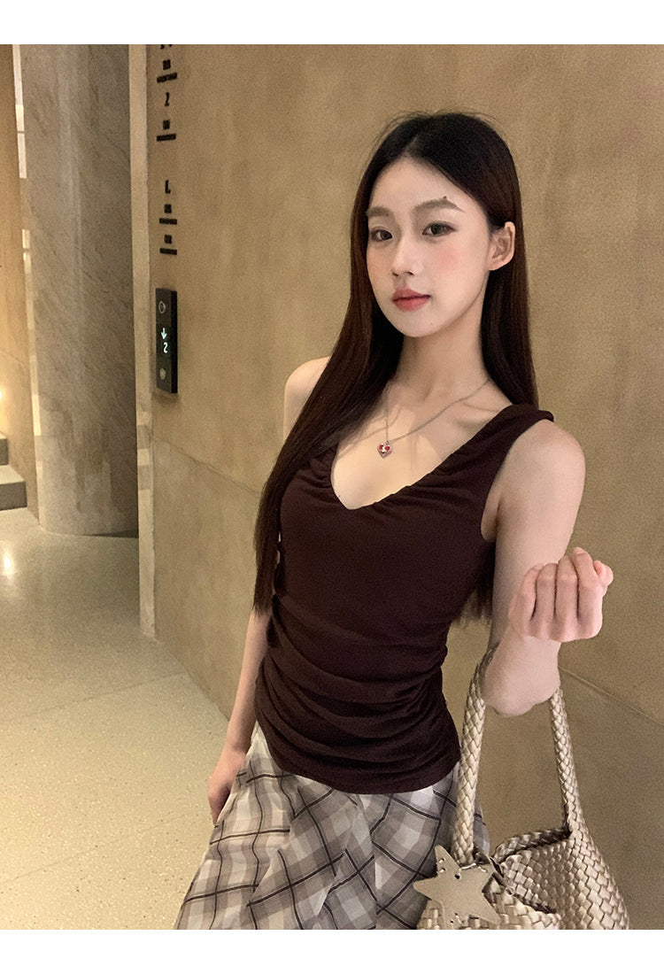 Brown Camisole Top