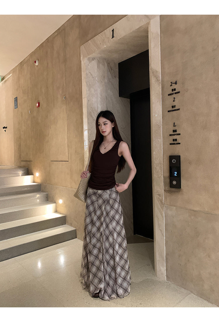 Brown Camisole Top