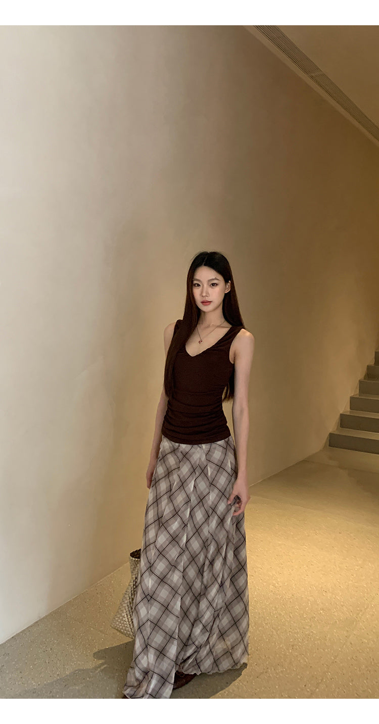Brown Camisole Top