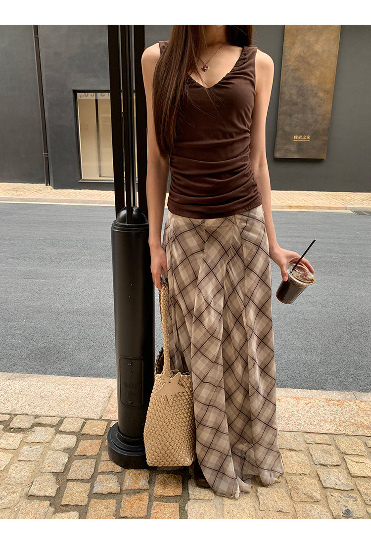 Brown Camisole Top