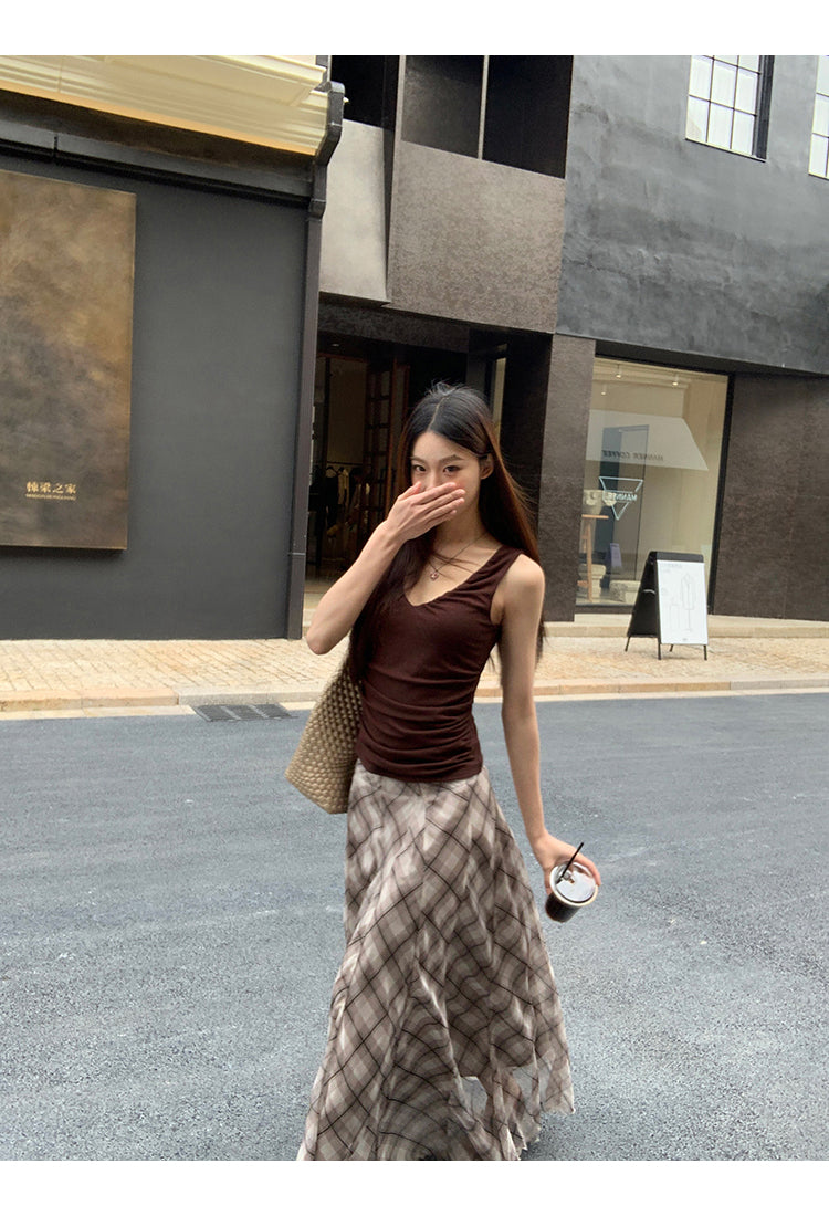 Brown Camisole Top