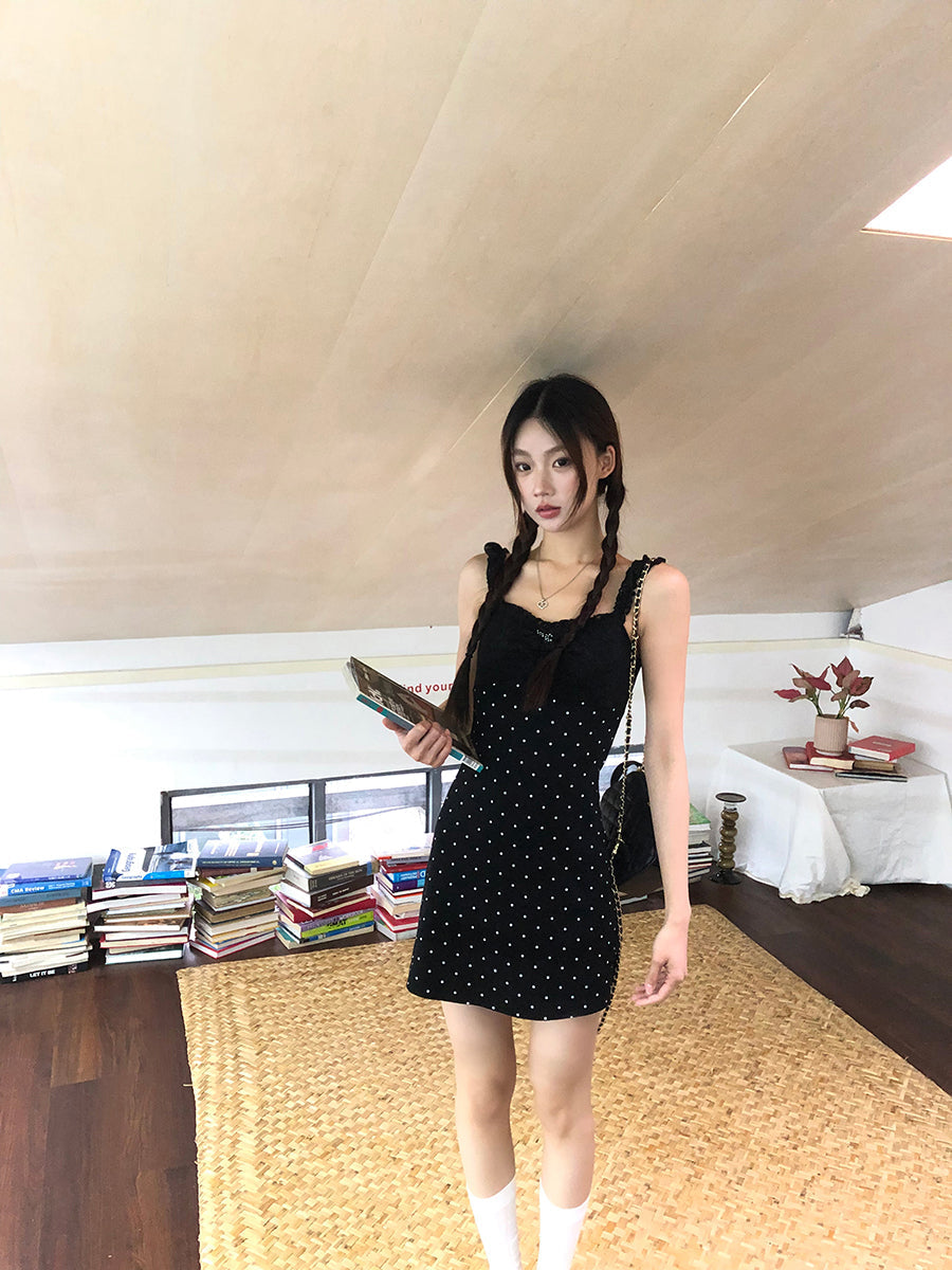 Black Polka Dot Dress