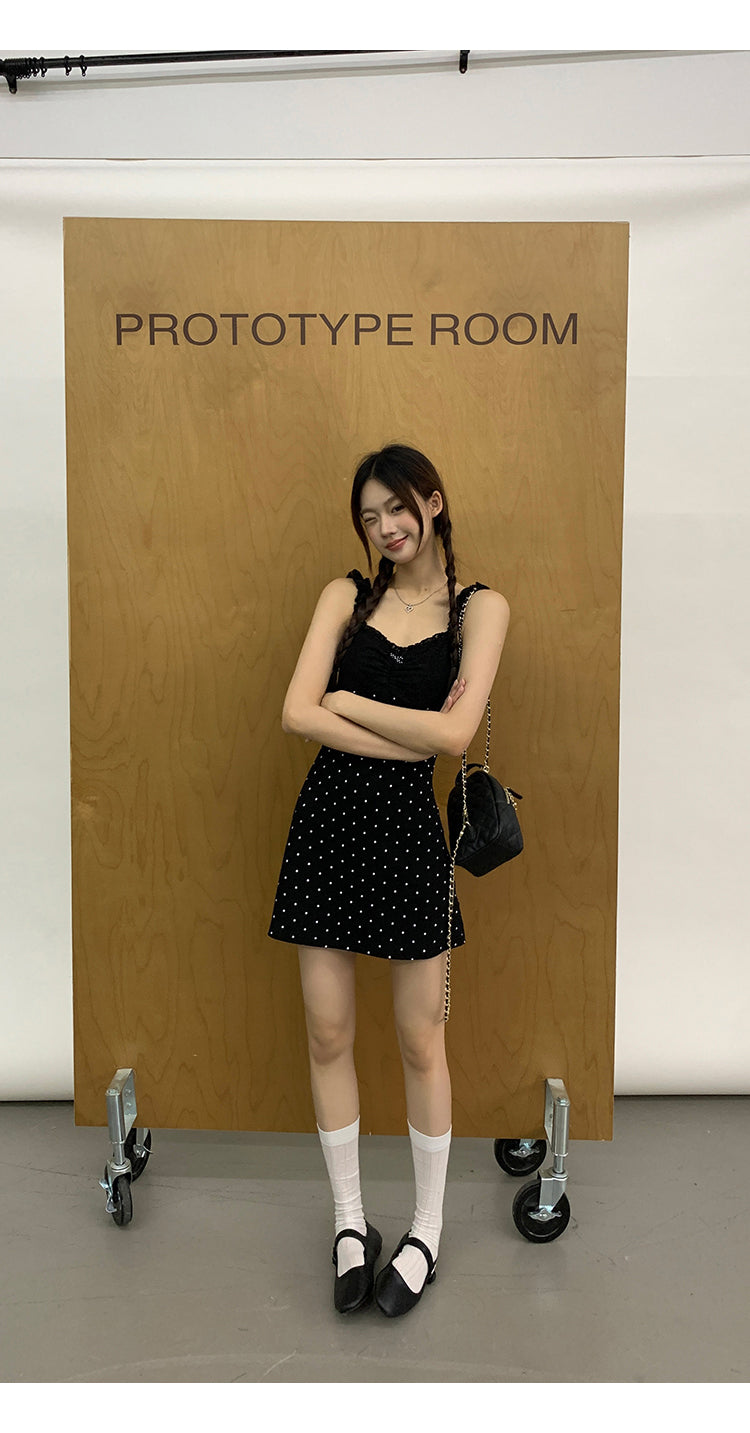 Black Polka Dot Dress