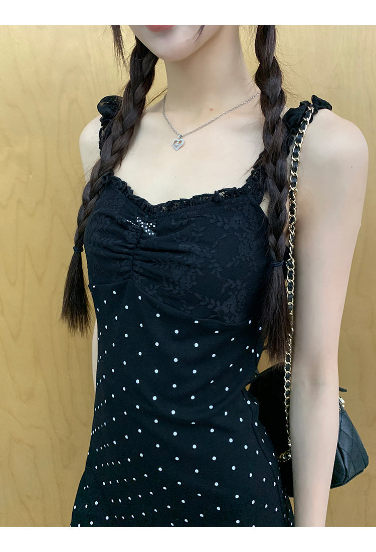 Black Polka Dot Dress