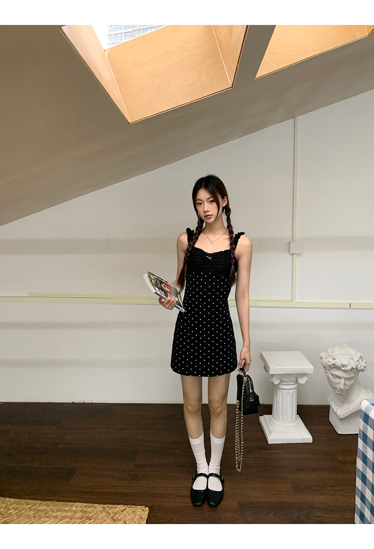 Black Polka Dot Dress
