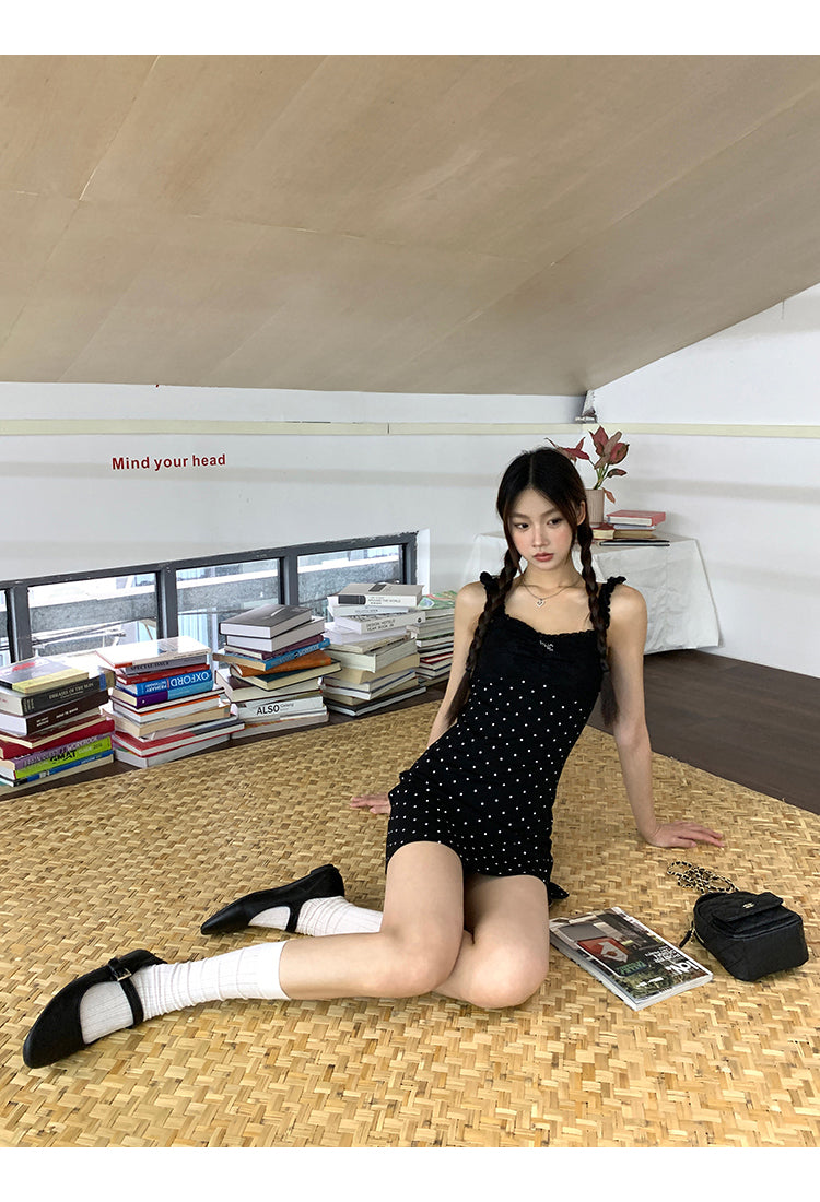 Black Polka Dot Dress