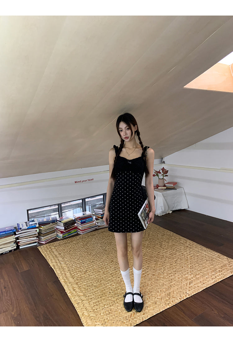 Black Polka Dot Dress