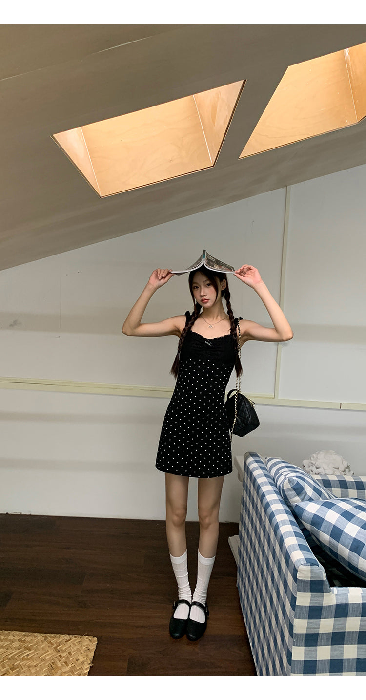 Black Polka Dot Dress