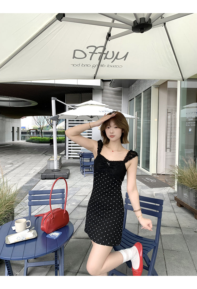 Black Polka Dot Dress