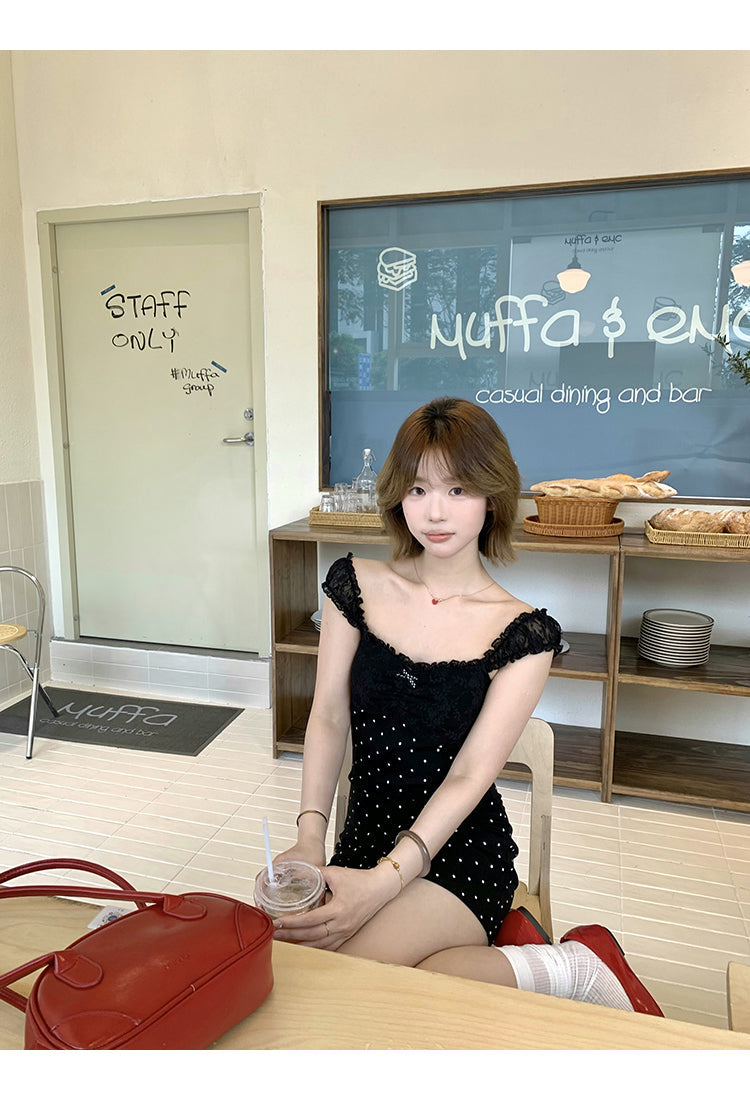 Black Polka Dot Dress