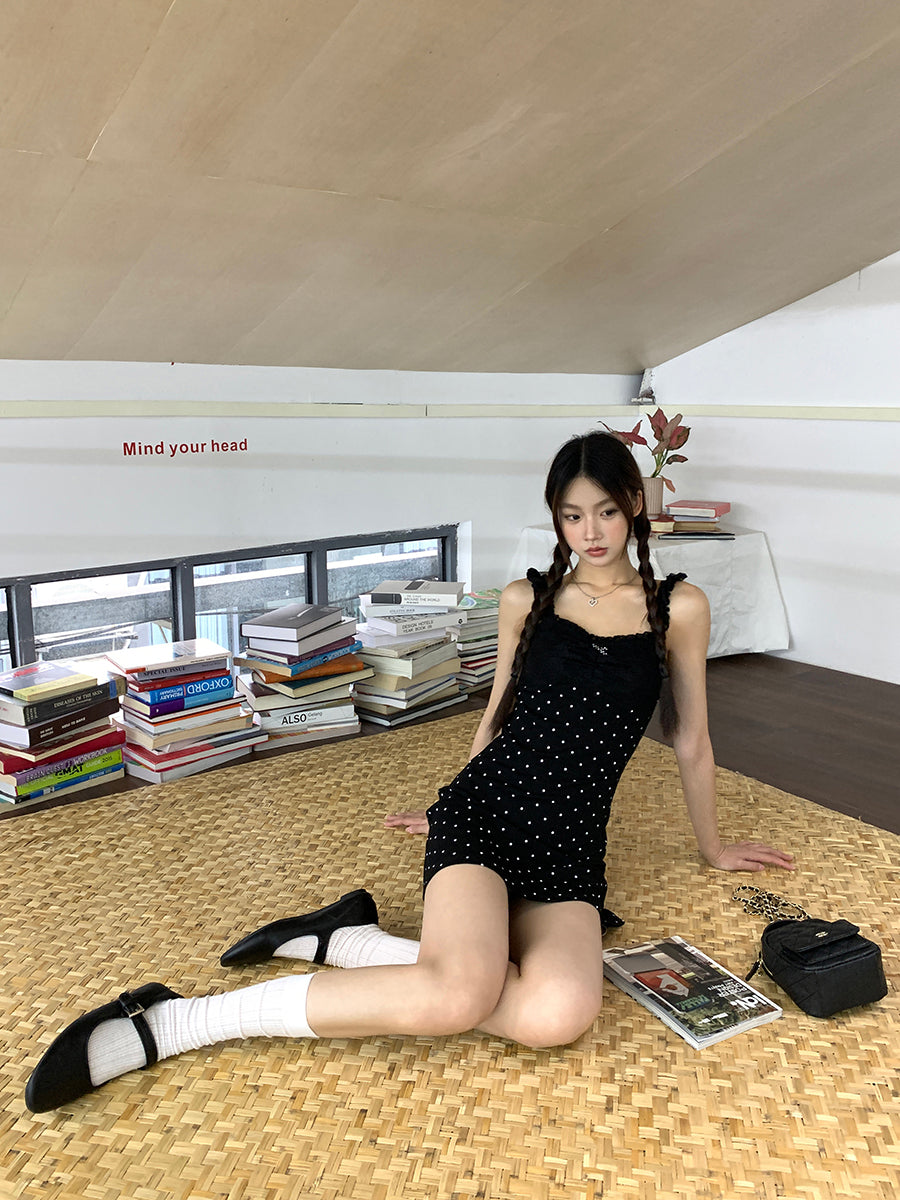Black Polka Dot Dress
