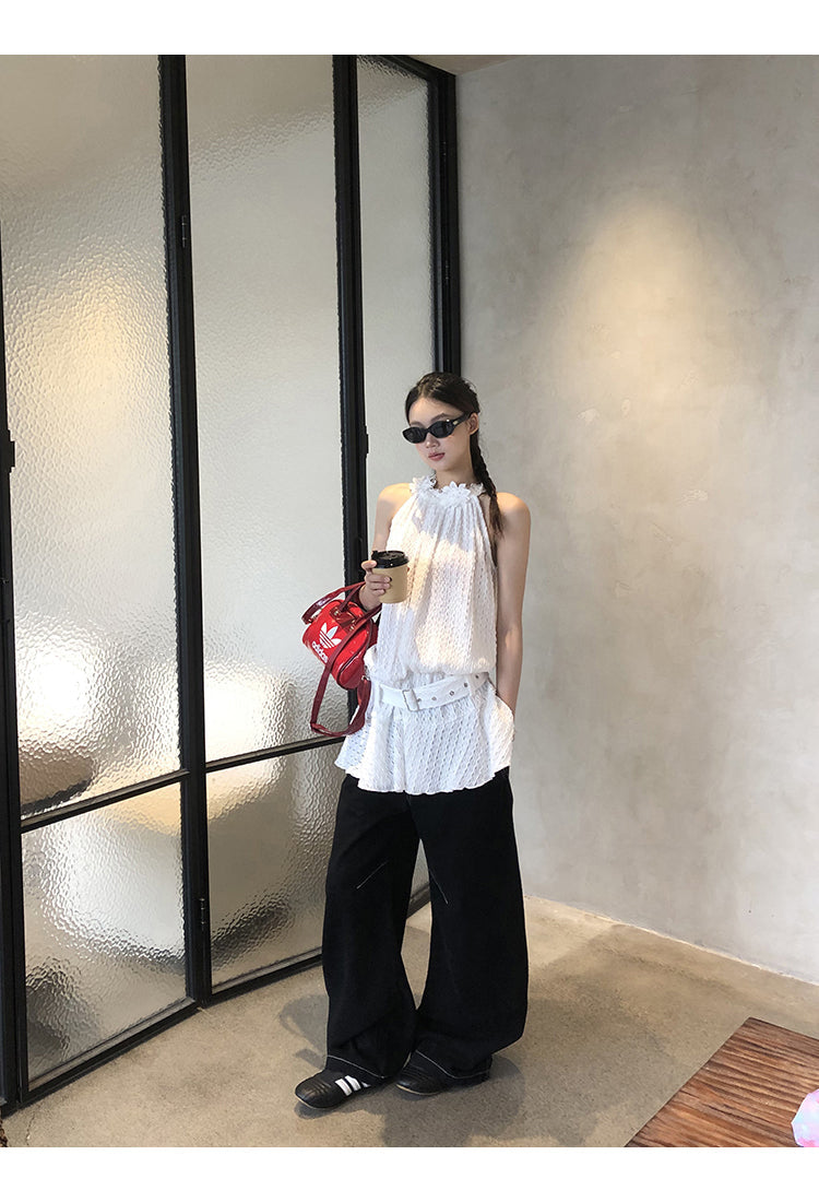 Jia Floral Pattern Belt Dress