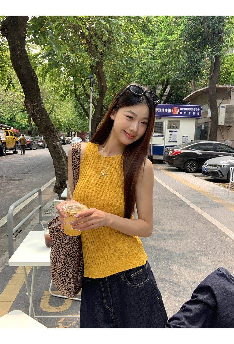 Wool Asymmetrical Cut Top
