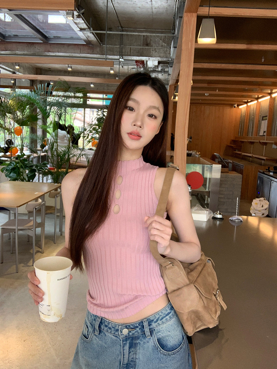 White Knit Vest