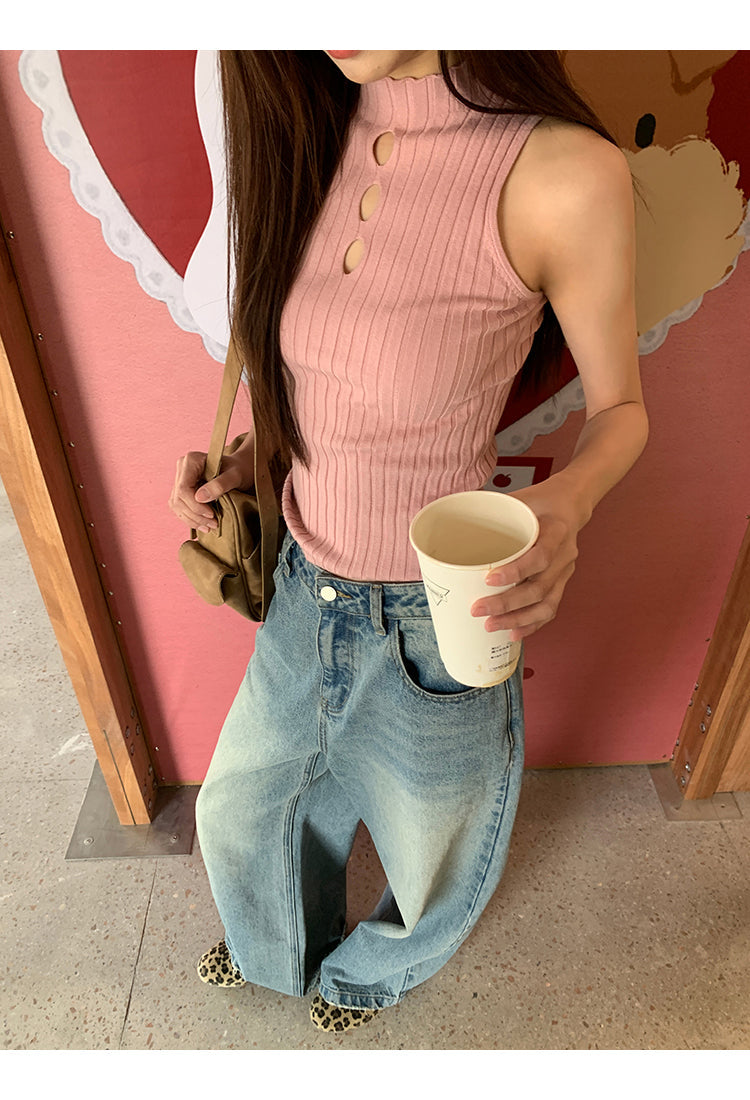 White Knit Vest