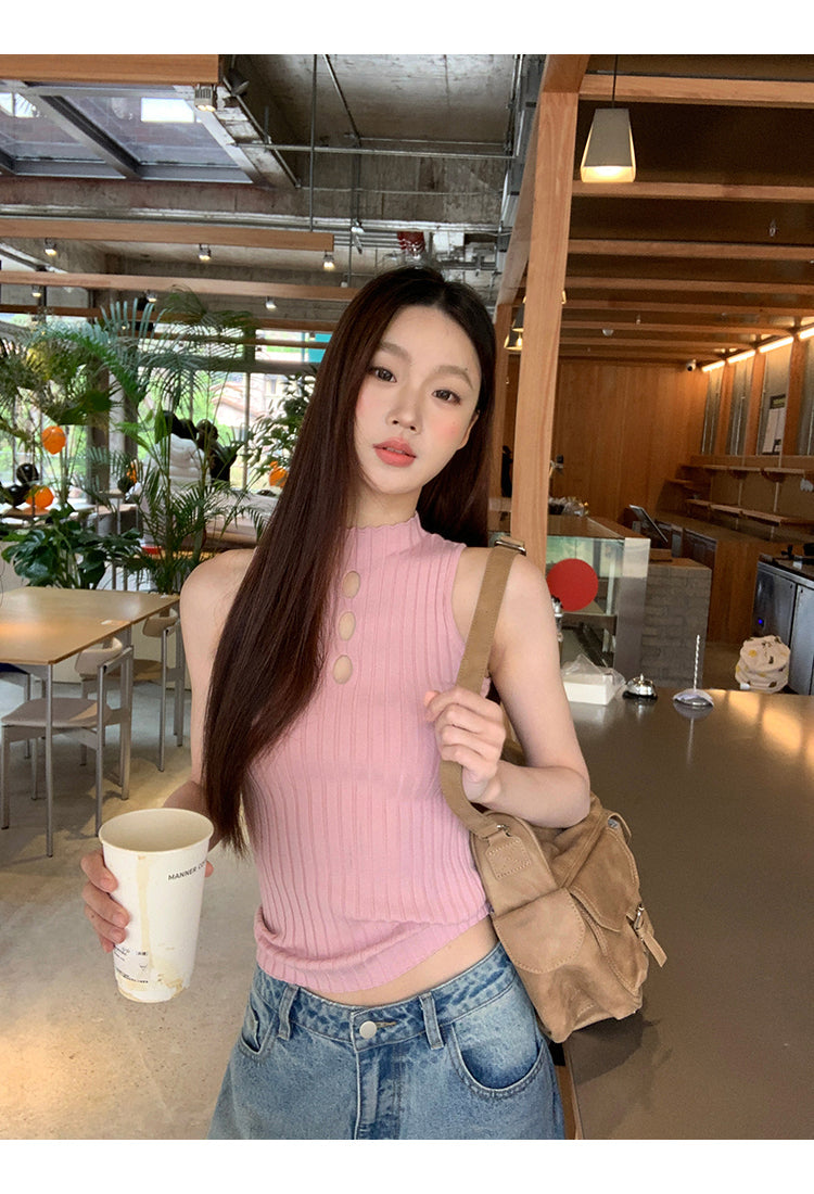 White Knit Vest
