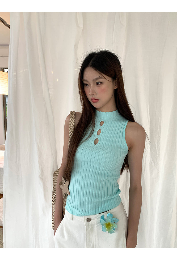 White Knit Vest