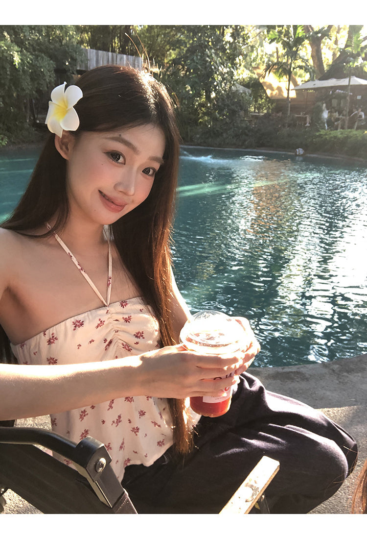 Floral Halter Top