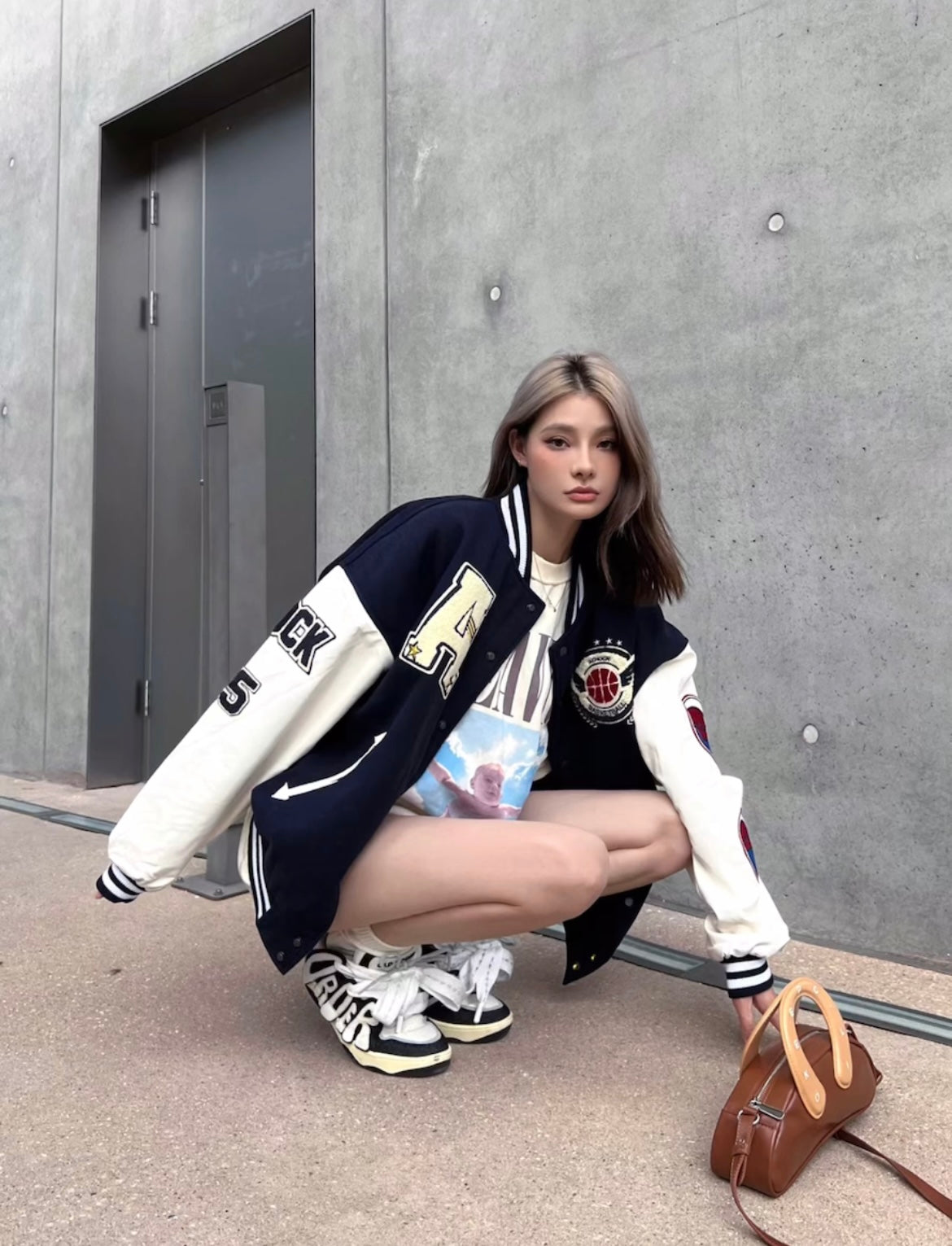 Embroidered Baseball Jacket