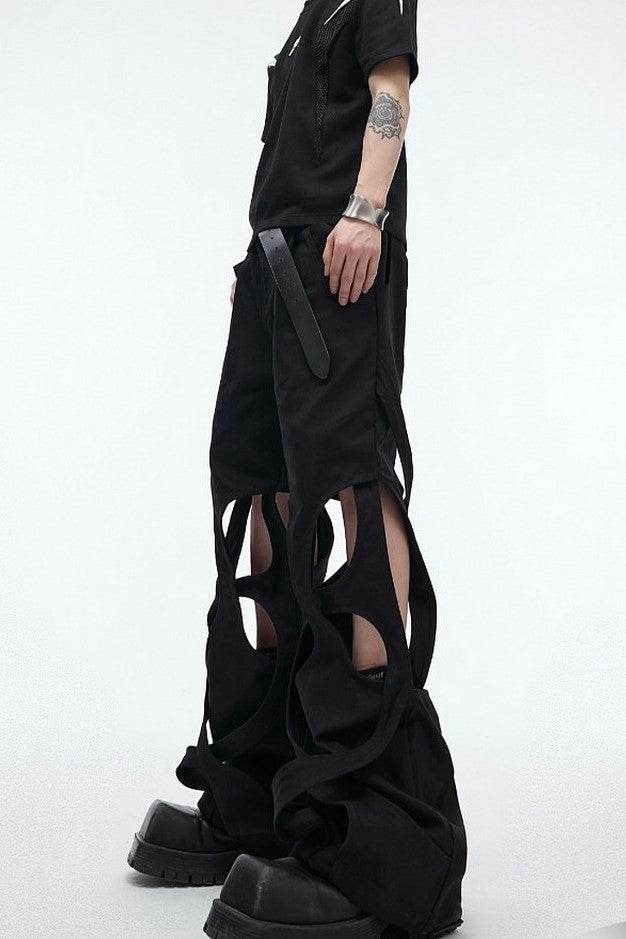 Deconstructed Twisted Loose Trousers - My Store