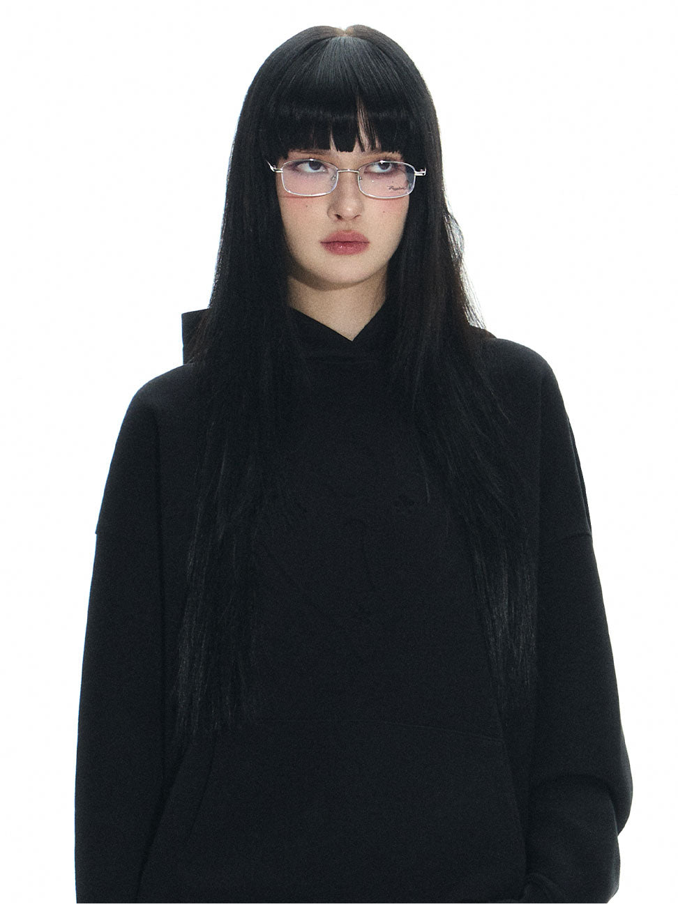 Silver Narrow Frame Glasses