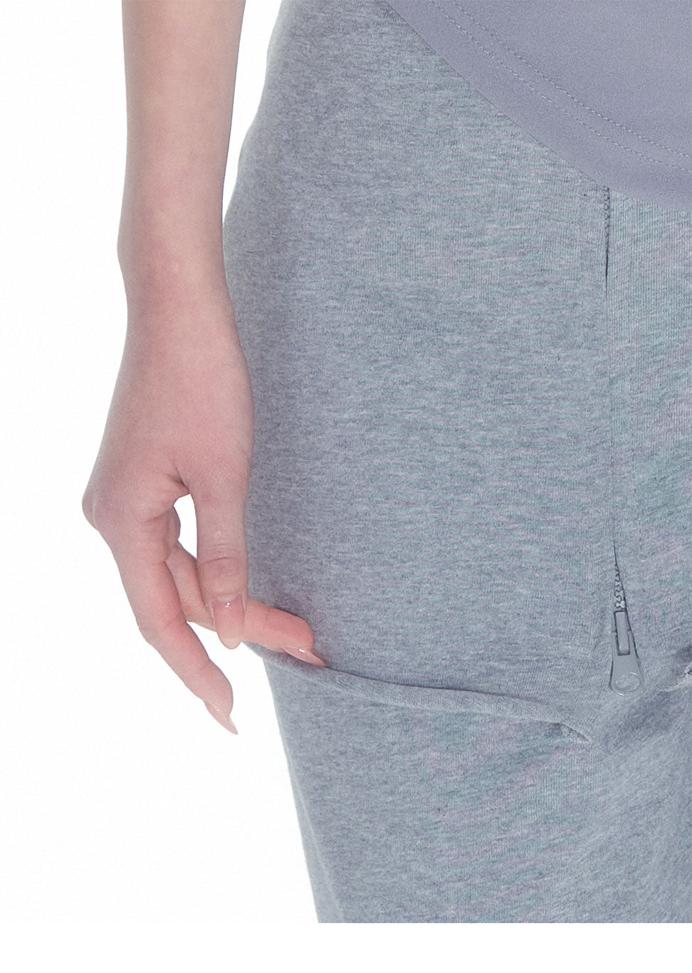 取り外し可能なスカート付きストレートレッグパンツ