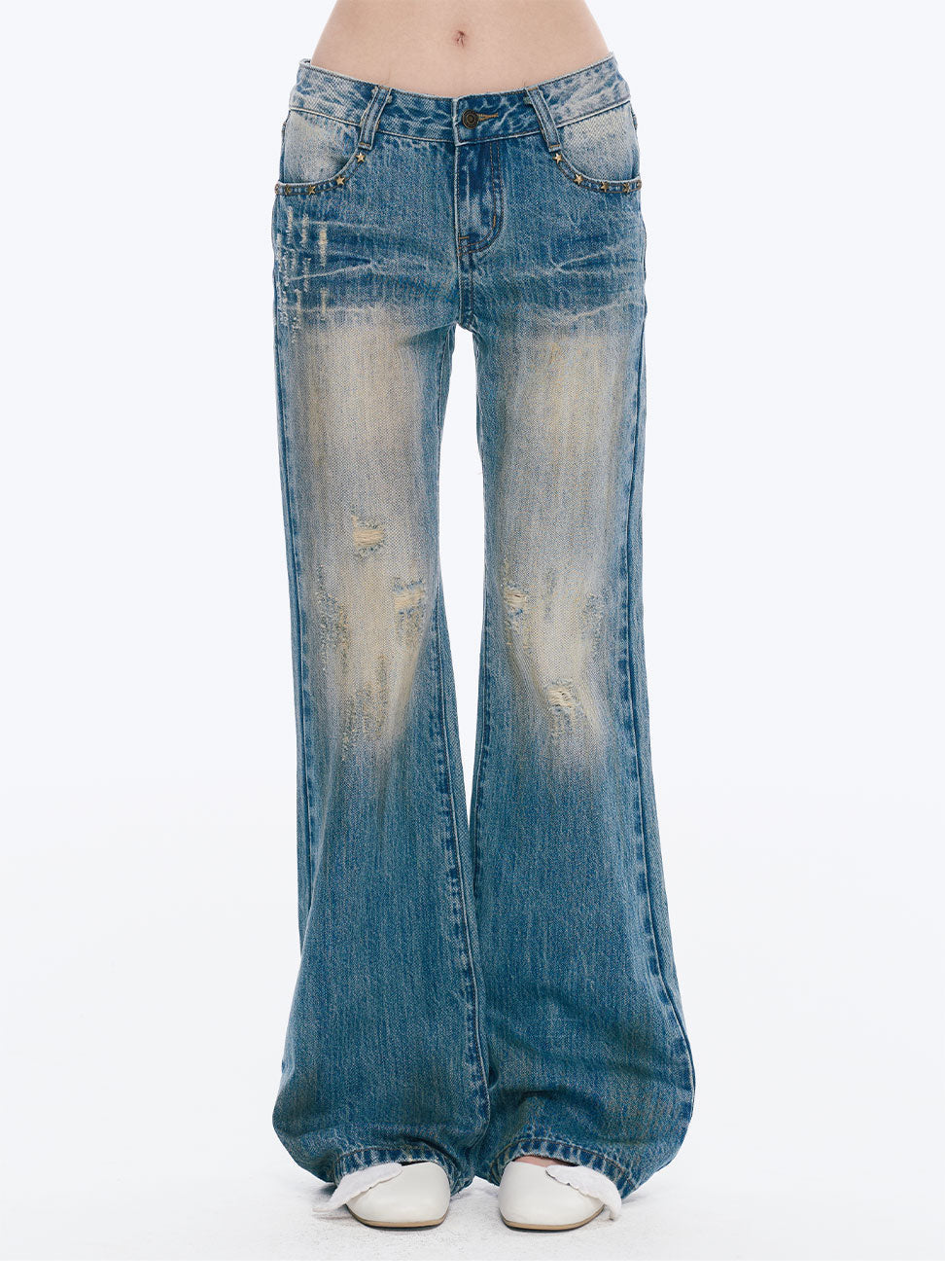 Ripped Distressed Skinny Jeans