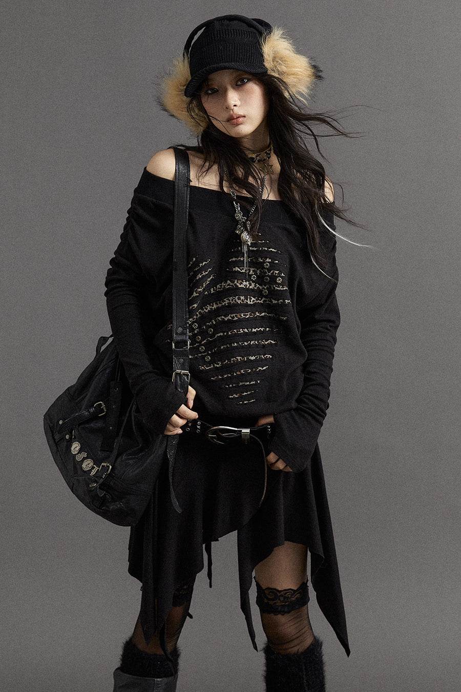 Asymmetrical Off-Shoulder Dress - My Store