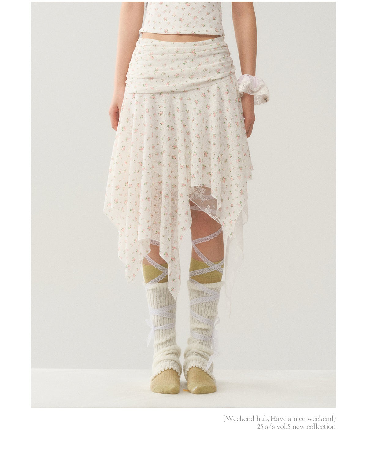 Irregular Hem Skirt