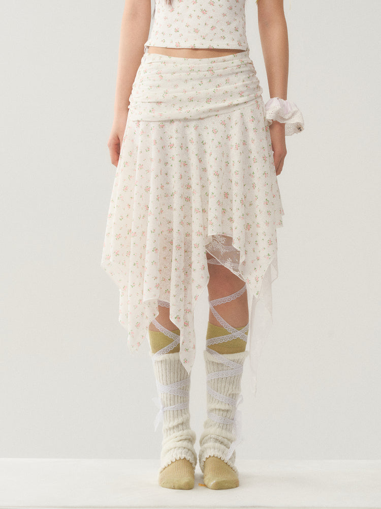 Irregular Hem Skirt