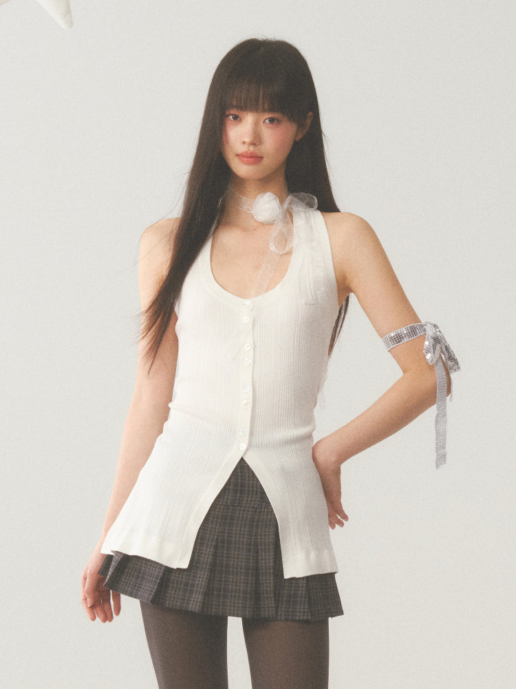 White Vest Top