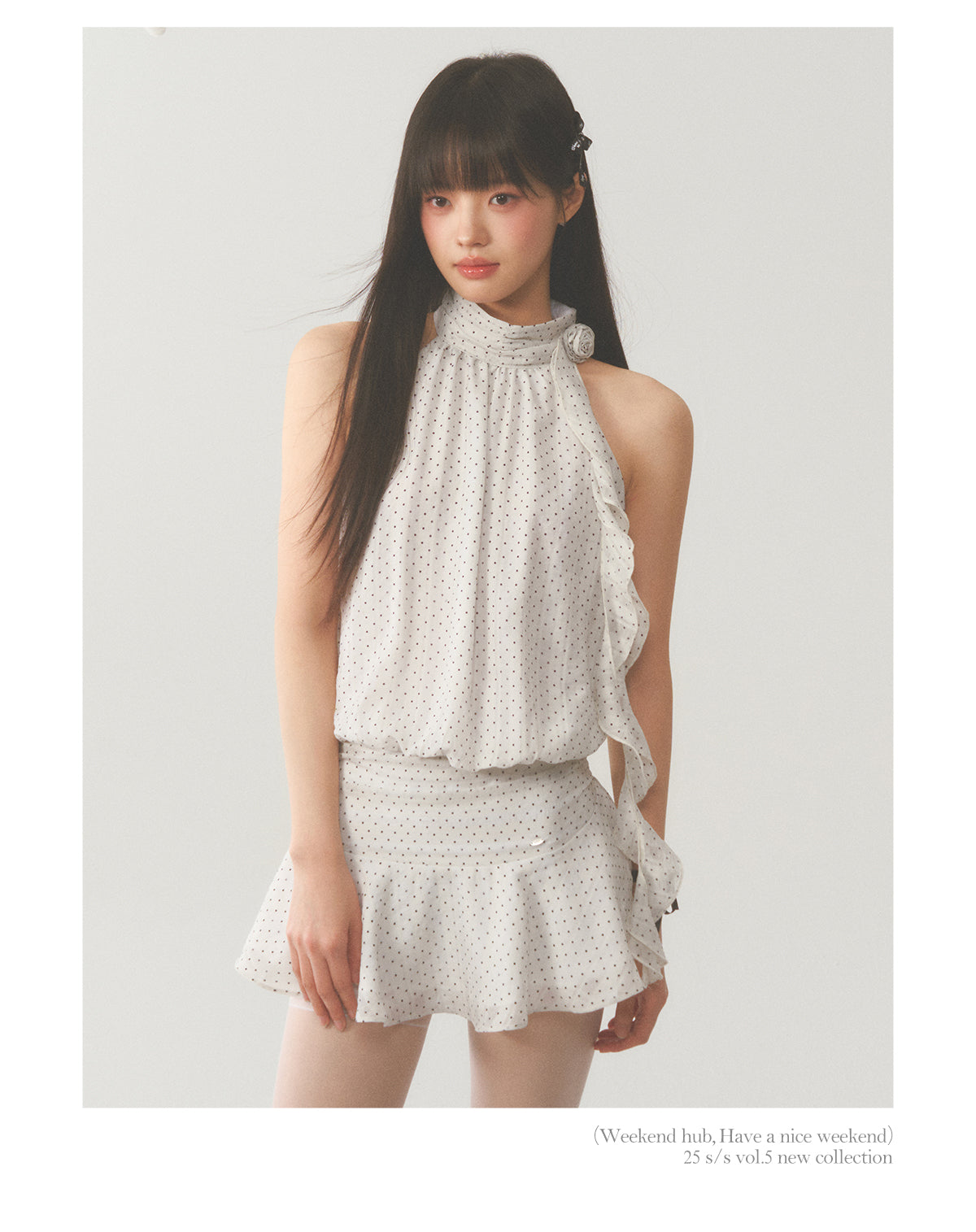Halter Polka Dot Dress