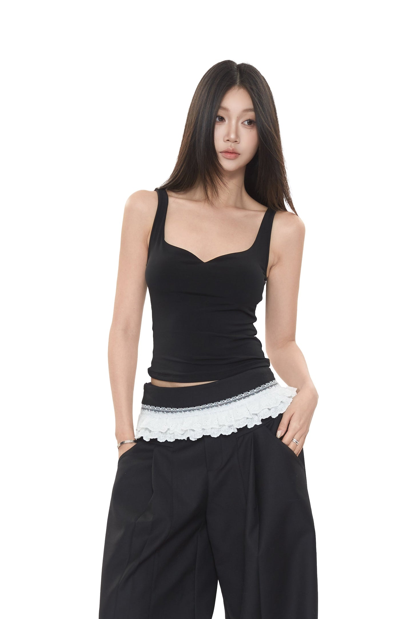 Backless Bustier Top