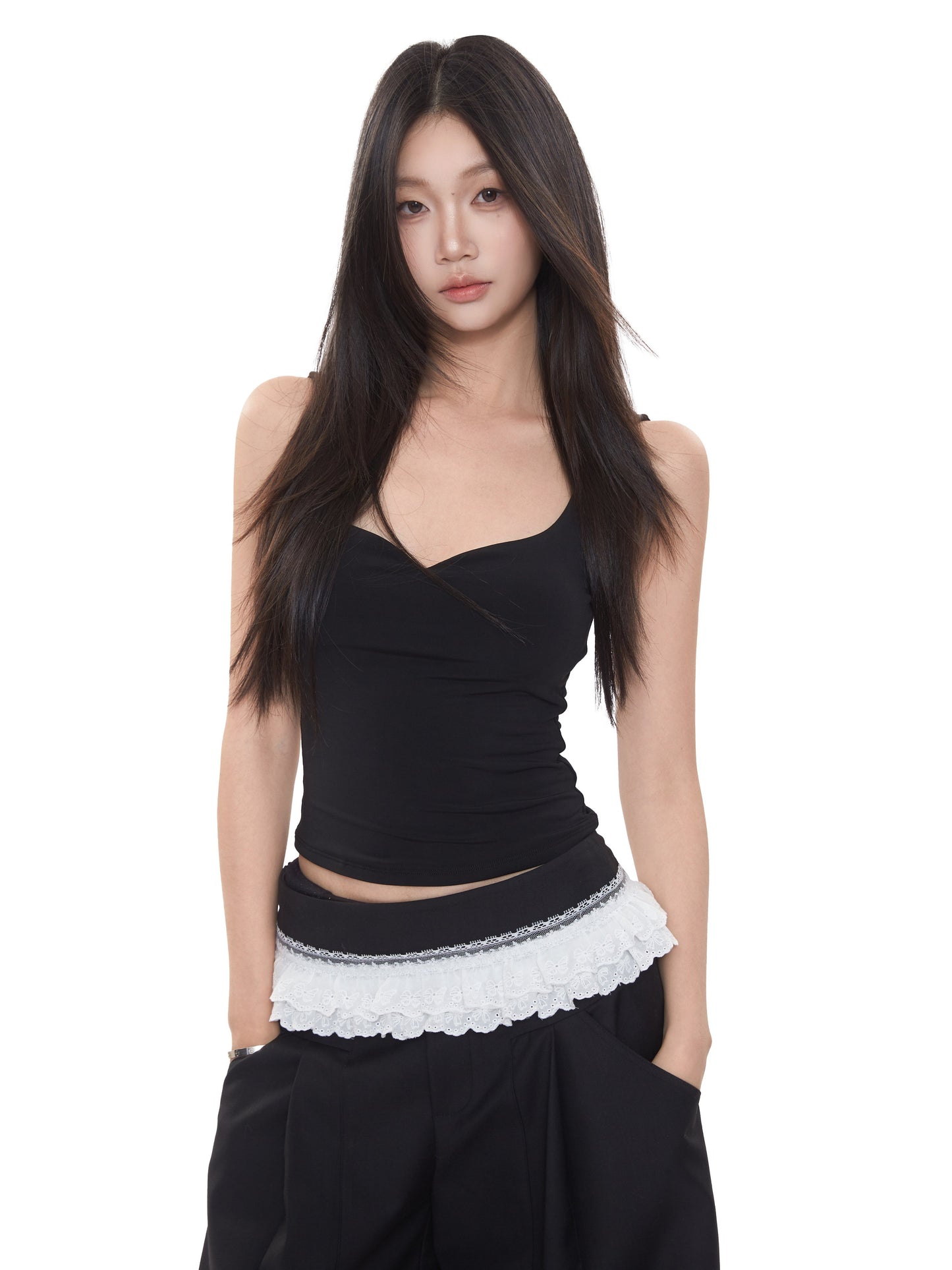Backless Bustier Top