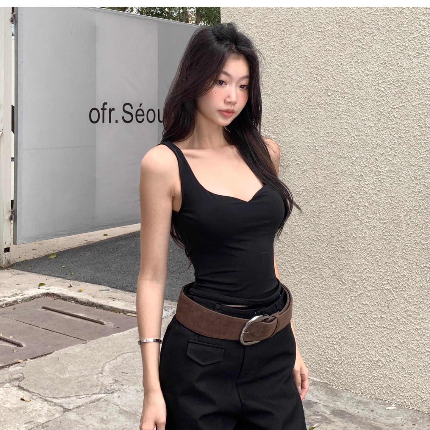 Backless Bustier Top