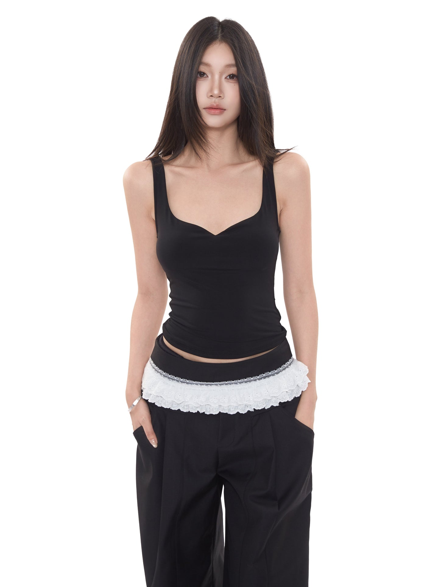 Backless Bustier Top