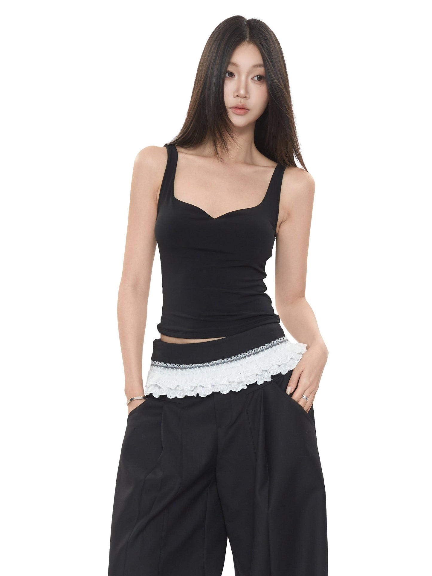 Backless Bustier Top
